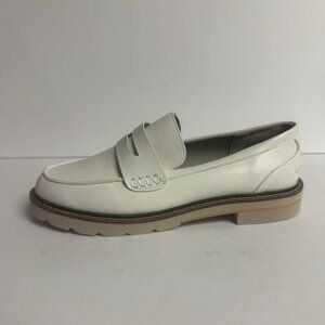 Anne Klein Womens Everly Loafer White Size 8.5M